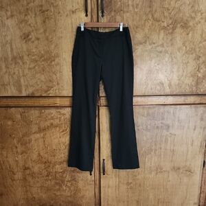Size 0 Average- New York & Company Black Striped Straight Leg Pants